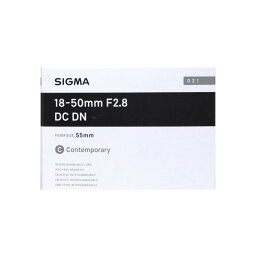 【土日祝発送】【新品】SIGMA シグマ ソニーEマウント用 ズームレンズ 18-50mm F2.8 DC DN