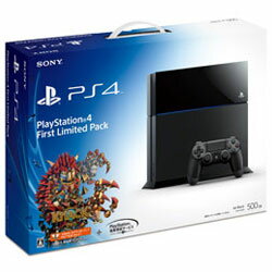 【新品】PS4本体 Playstation 4 First Limited Pack (プレイステーション4専用ソフト KNACK ダウン...