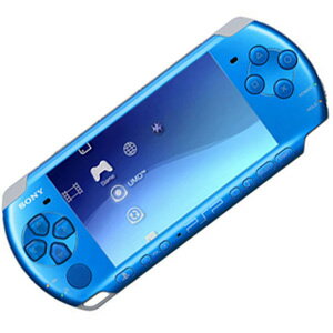 【代引きの場合即日出荷（13時までの注文）★キャンセル不可】海外ヨーロッパ版PSP-3000本体バイブラントブルー/PSP-3006VB青ブルーPSP本体限定カラー/PSP,プレイステーションポータブル,PlayStationPortable,PSP-3000本体,本体,PSP-3000,青,ブルー,PSP-3006海外ヨーロッパ版本国内PSP用ソフトプレイ可