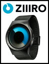 【送料無料】【ZIIIRO JAPAN公式】 ZIIIRO ジーロ 時計 セレステ 黒/青【ドイツ デザインウォッチ】Celeste Black/Mono 腕時計 ユニセックス対応 ペア おしゃれ プレゼント