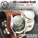 【送料無料】KC,s ケイシイズ 時計 ケーシーズ 時計 レザーブレスウォッチ 3 コンチョ シャーク 腕時計 革ベルト