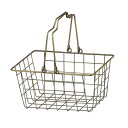 アビテ(Habiter) ブロンズ・ワイヤーバスケットS SWZ-201-BZ【家具 ラック その他】