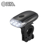 OHM 3LEDサイクルライト LED-BY1-K【スポーツ】の画像