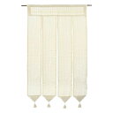 【代引き・同梱不可】ヒョウトク ナチュラルのれん ロング丈 W85×H170cm ナチュラル No.3150【敷物・カーテン】