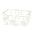 【代引・同梱不可】アビテ(Habiter) ワイヤーバスケットM SWZ-002-IV【家具 ラック その他】