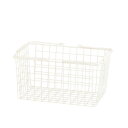 アビテ(Habiter) ワイヤーバスケット・L SWZ-003-IV【家具 ラック その他】