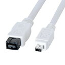 サンワサプライ IEEE1394bケーブル ホワイト 0.3m KE-B9403WK【PC・携帯関連】