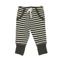 L'ovedbaby Stripe-A-Pose Collection ストライプ ジョガーパンツ sap-407 グレー/ベージュ・12〜18ヵ月【ベビーウエア】