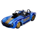 【代引き・同梱不可】正規輸入品 Jada TOYS ミニカー 1:24 1965 Shelby Cobra 427 S/C Candy Blue 19938【玩具】