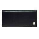 ダンヒル DUNHILL 二つ折り長財布(小銭入れ付き) ブラック QD1010A