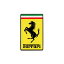 フェラーリ オフィシャル ステッカー [長方形S] Ferrari 正規品 アメリカン雑貨