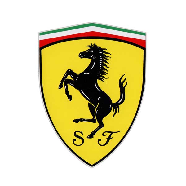 フェラーリ オフィシャル ステッカー [シールドM] Ferrari 正規品 アメリカン雑貨