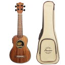 Bamboo Ukulele - Koa ソプラノウクレレ BU-21CCQ (チューナ付きピックアップ・ソフトケース付属) 【国内正規品】【メーカー在庫有り即納】