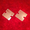 【単品注文郵送対応】【代引き不可】でんき堂スクェアオリジナル DSQCS(16x16x厚さ1mm・2枚1組) カートリッジ用スペーサー プラスチック製