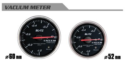 BLITZ RACING METER SD バキューム計/インマニ計 52φ/60φ ブリッツ レーシングメーターSD 【マラソン201207_家電】