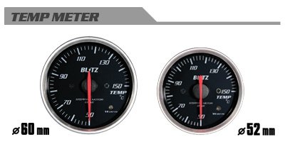 BLITZ RACING METER SD 温度計（水温計/油温計） 52φ/60φ ブリッツ レーシングメーターSD 【マラソン201207_家電】