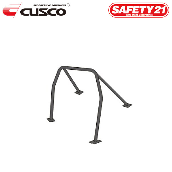 CUSCO クスコ ロールケージ SAFETY21 定員ウインドー 4点式 定員4/5名 セリカ ST205 1994年02月〜1999年09月 3S-GTE 2.0T 4WD GT-FOUR サンルーフ無 ※沖縄・離島は着払い ※個人宅発送不可、車屋宛のみ