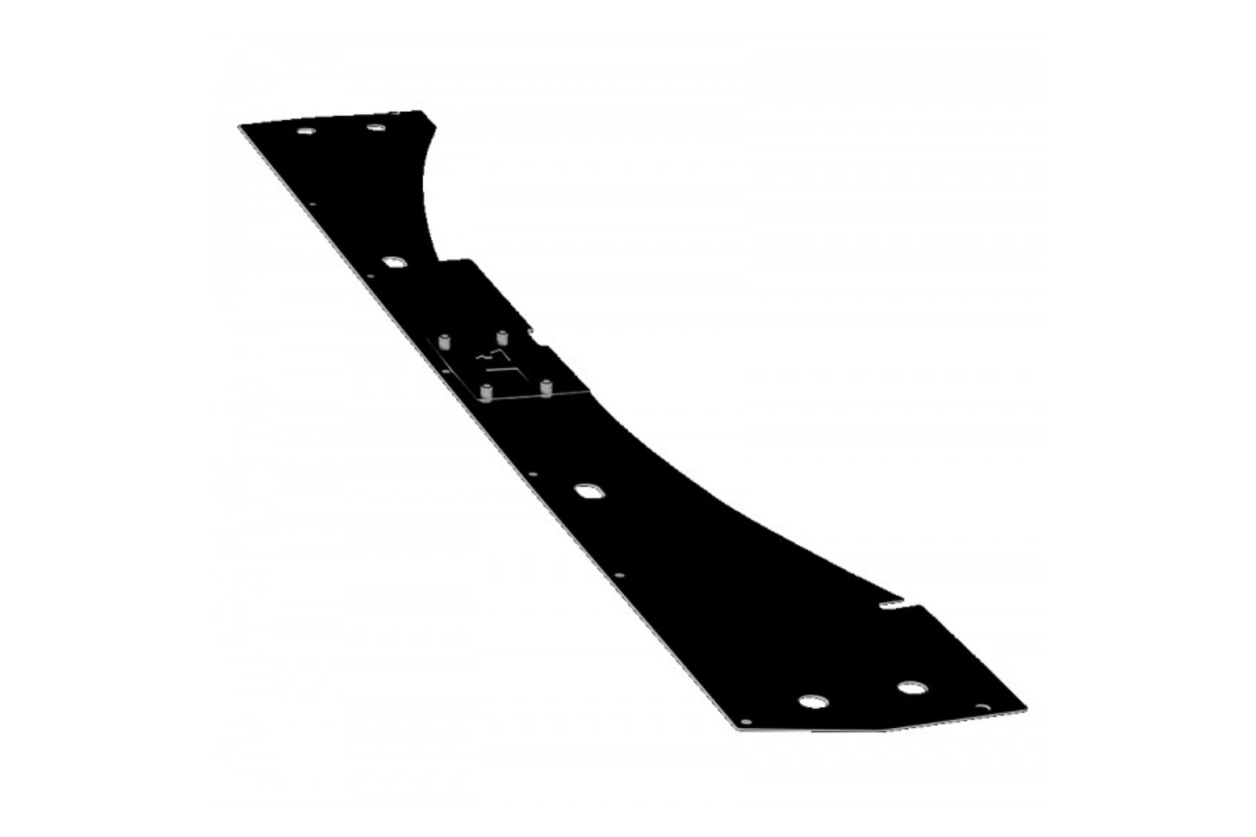 Jass Performance ジャスパフォーマンス フロントカウルプレート テクスチャーブラック ユーノスロードスター NA6CE NA8C