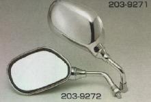 【キジマ】汎用ミニミラー メッキ(8mm)