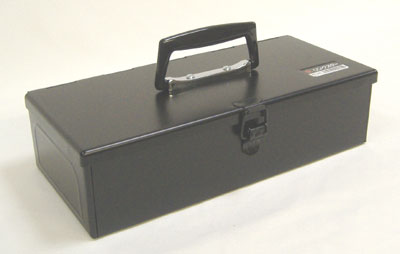 リングスター工具箱　RST-300　B　（RSTドリームボックス　ブラック）【工具箱・スチール製工具箱】スタンダードで飽きのこない形状の工具箱