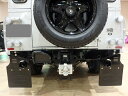 BLD リアマッドガード左右セットJ&LダブルチップマフラーオンリーDEFENDER ディフェンダー マッドフラップ