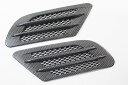 汎用ダミーダクトカーボンタイプVIPユーロBMWメッシュ柄ステッカー付き