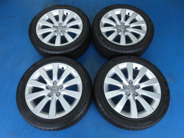 中古☆走行少ない アウディ純正&コンチネンタル 215/45-16