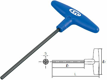 KTC 汎用工具 六角棒レンチ類 T形六角棒レンチ HT10-8