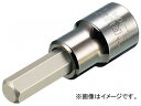 トラスコ中山/TRUSCO ヘキサゴンソケット6mm(差込角12.7mm) T406H(3293611) JAN:4989999460971