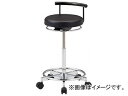 トラスコ中山 リングレバー式作業用チェア 低反発ウレタンシート 背付 RLC-2(7679556)