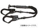 KH 2丁掛けじゃばら式駕王ランヤード剣フック自在環-D環1500mm黒袋入 WLJTGK-MF(8199245)