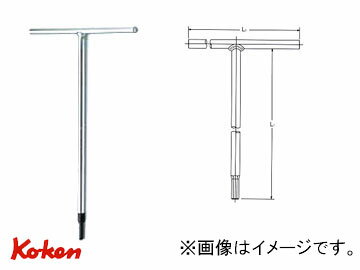 コーケン/Koken T型ヘックスレンチ 157H 6（mm）