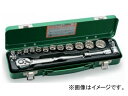 トネ/TONE 9.5mm(3/8”) ソケットレンチセット 17点 品番:1560M