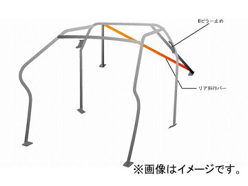 オクヤマ ロールバー 815 111 2 アルミ ダッシュボード逃げ 7P No.7 2名…...:autoparts-agency:13758372