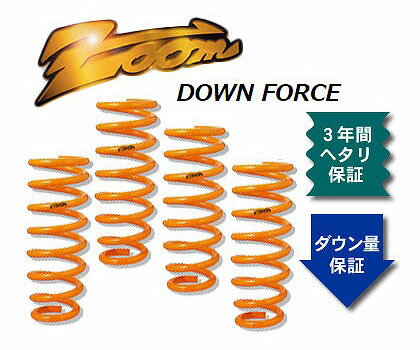 ズーム ダウンフォース ローダウンサスペンション ZMI023006SDF 入数：1台分 ミツビシ ギャラン フォルティススポーツバック CX6A 4J10 4WD 1800cc 2008年12月〜 Low down suspension