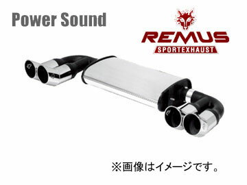 レムス/REMUS マフラー タイコ＋テールセット パワーサウンド A3(8P) スポーツバック 2.0 FSI (5Dr) 8PBLX/8PBLR/8PBVY (04-) 《Φ102》