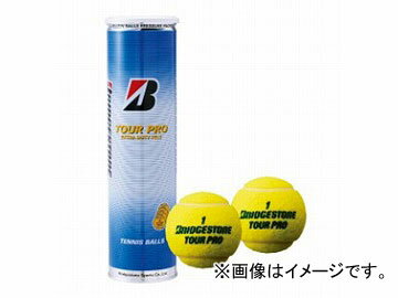 ブリヂストン/BRIDGESTONE 硬式テニスボール TOUR PRO BBATP4 イエロー 4個入り缶 JAN：4547333959828