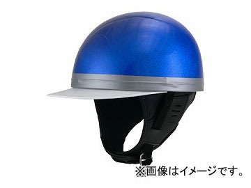 2輪 リード工業 コルクハーフヘルメット HARVE HS-501 JAN：4952652003723 メタルブルー サイズ：フリー