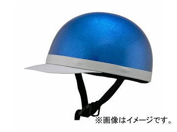 2輪 リード工業 ハーフヘルメット RUSH RH-731 JAN：4952652004423 ブルーラメ サイズ：フリー