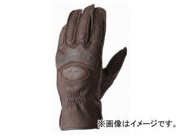 2輪 イエローコーン BASIC DEER GLOVE G-9004 ブラウン