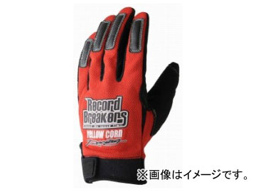 2輪 イエローコーン SUPER LIGHT MESH GLOVE 3.0 YG-174 レッド