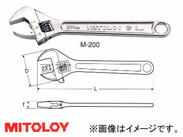 ミトロイ/MITOLOY モンキレンチ 300mm M-300