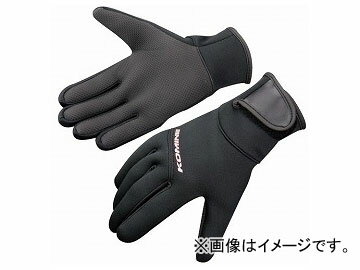 2輪 コミネ/KOMINE GK-721 ネオプレーングローブ 04-721 ブラック サイズ：S〜2XL