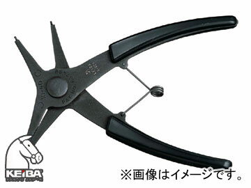ケイバツール/KEIBA TOOL スナップリングプライヤー（軸穴両用） 140mm S-026