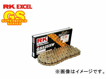 2輪 RK EXCEL シールチェーン GS ゴールド GS420MRU 122L スズキ/SUZUKI TS80WE