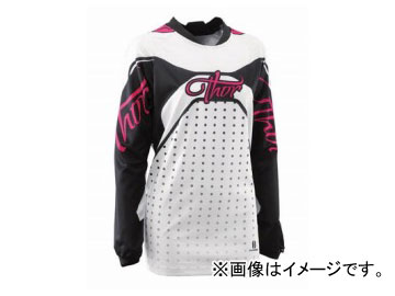 2輪 ウエストウッドMX thor PHASE WOMEN’S/フェーズ ウーマンズ ジャージ BLACK SQUARED