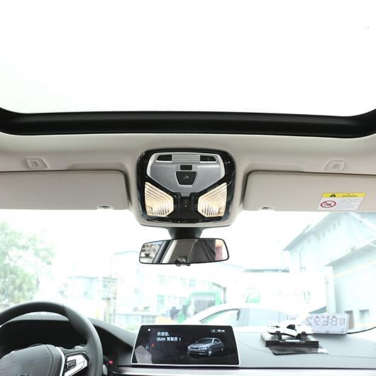 シルバー ABS クロームマット ルーフ 読書ライト 装飾 カバー BMW 5 シリーズ G30 X4 G02 2017-2018 AL-DD-5075 AL Interior parts for cars