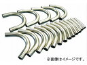 2輪 CF POSH グッドフェローズ ベンドパイプ 881050-01 外径φ45 t=1.6 R120 スチール 曲げ角度:10 全長約207mm