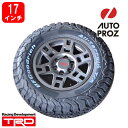 【USトヨタ・直輸入純正品】 FJクルーザー・タコマ・4ランナー(サーフ215)TRD 17インチアルミホイールタイヤホイール4本セット(ガンメタ)※BF Goodrich All-TerrainT/A KO2 (265/70R17)【JWL規格刻印あり】