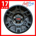 【USトヨタ直輸入純正品】 FJクルーザー・ タコマ・ 4ランナー(サーフ215)・ 150系プラド(ディーゼル含む) TRD 17インチアルミホイール ※ホイール1本 (マットブラック) ※センターキャップ付 【JWL規格刻印あり】